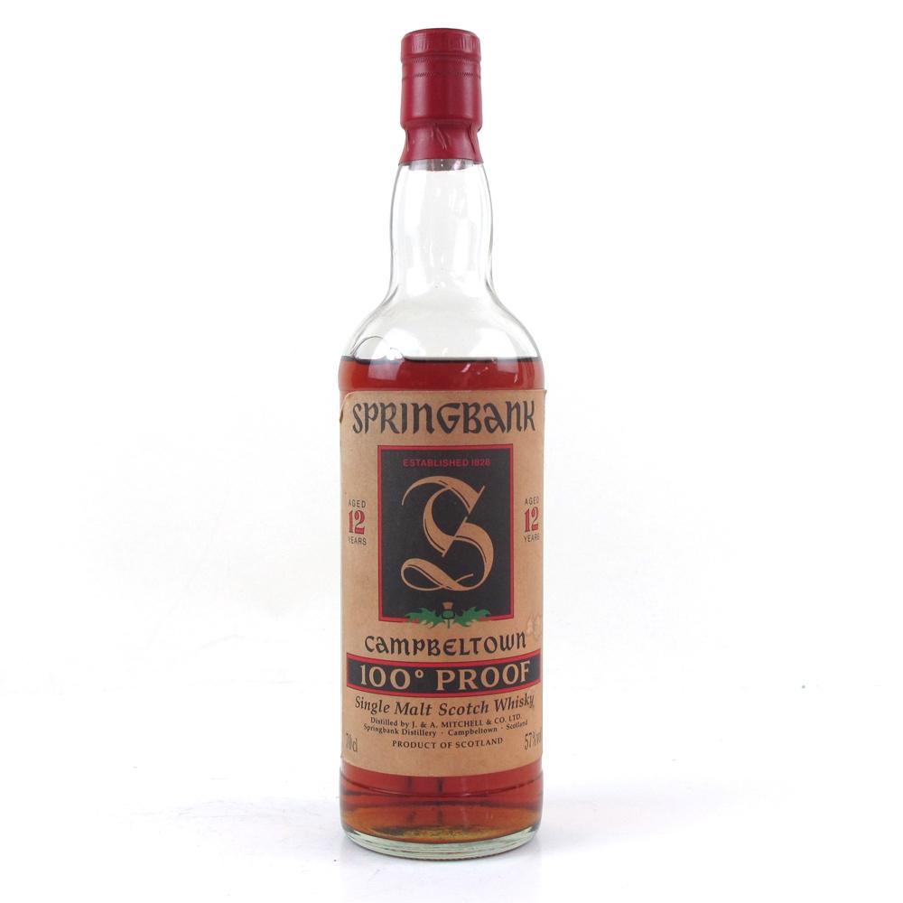Springbank 12 Year Old 100 Proof 1990s / Low Fill