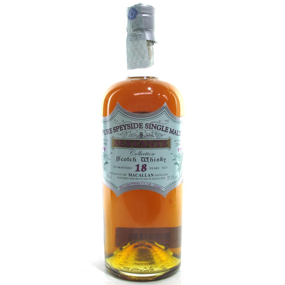 Macallan 1988 Silver Seal 18 Year Old  / Sestante Collection