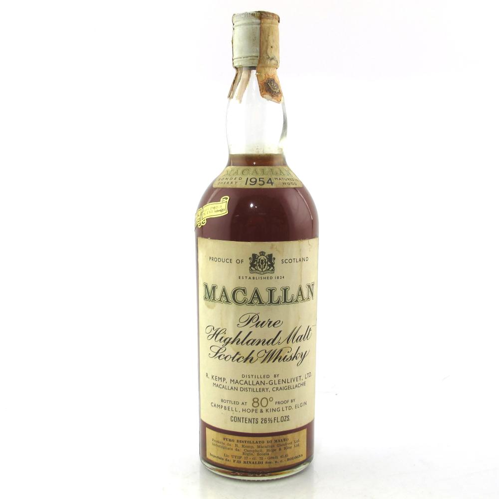 Macallan 1954 Campbell Hope and King