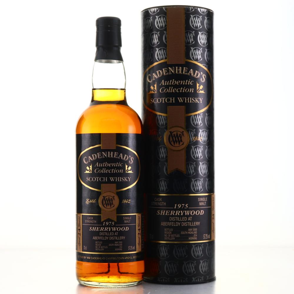 Aberfeldy 1975 Cadenhead's 24 Year Old Sherry Wood