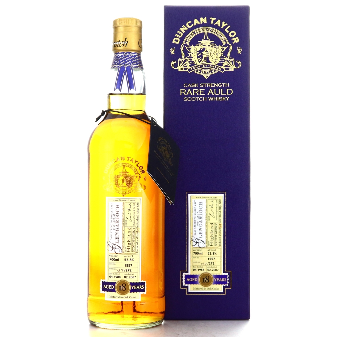 Glen Garioch 1988 Duncan Taylor 18 Year Old