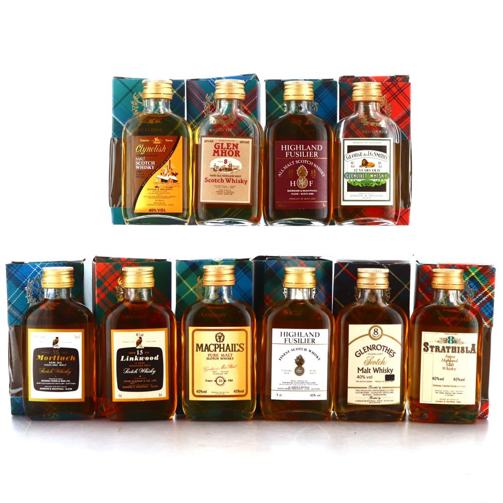 Gordon and MacPhail Miniatures x 10 1970s / includes Clynelish