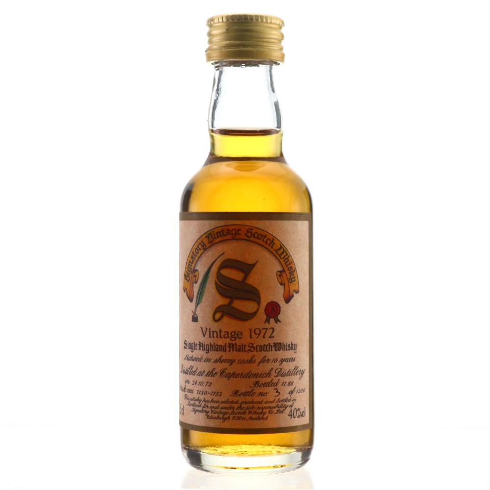 Caperdonich 1972 Signatory Vintage 16 Year Old Miniature 5cl
