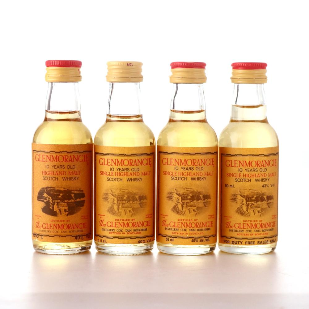 Glenmorangie 10 Year old Miniatures x 4