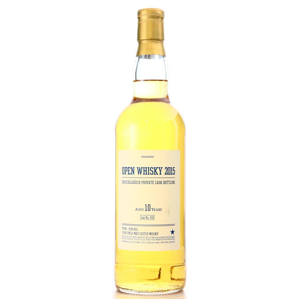 Bruichladdich 2005 Private Bourbon Cask 10 Year Old #331 / Open Whisky 2015