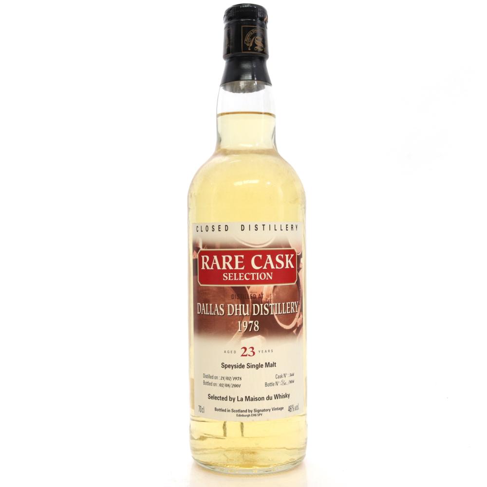 Dallas Dhu 1978 Signatory Vintage 23 Year Old / Rare Cask Selection - LMDW