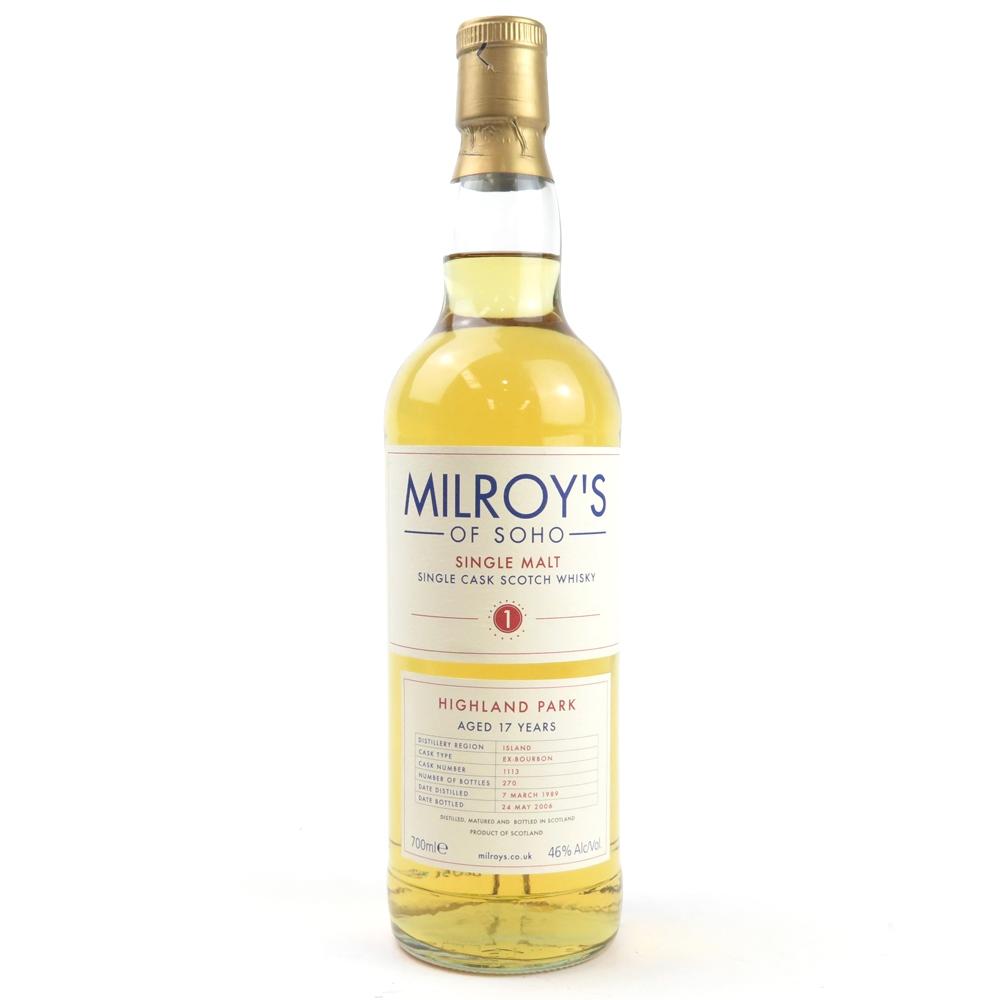 Highland Park 1989 Milroy's of Soho 17 Year Old