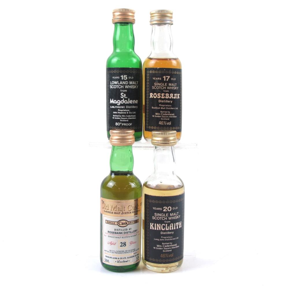 Closed Lowland Miniature Selection 4 x 5cl / Including Kinclaith