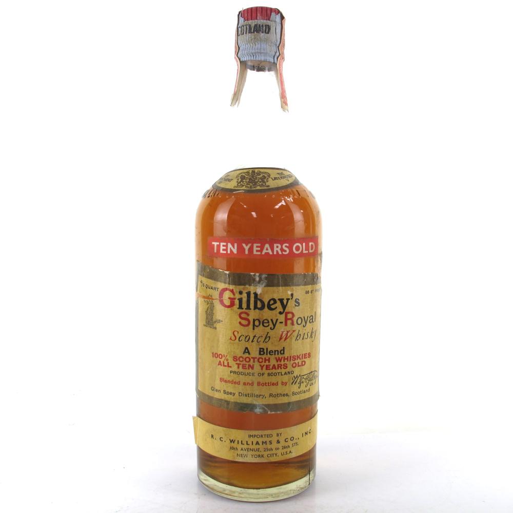 Gilbey's 10 Year Old Spey Royal 1950s / US Import