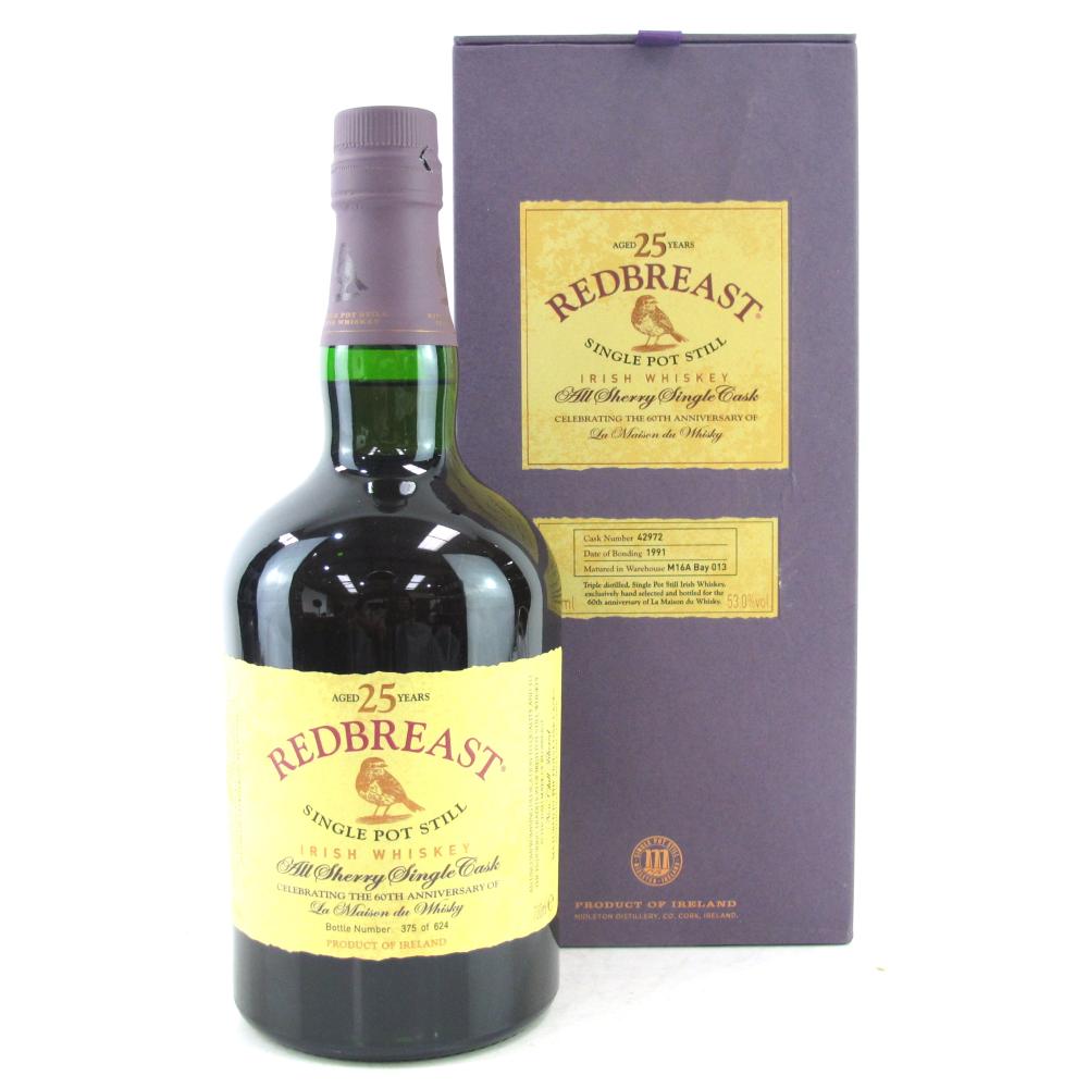 Redbreast 1991 All Sherry Single Cask 25 Year Old / 60th Anniversary of LMDW