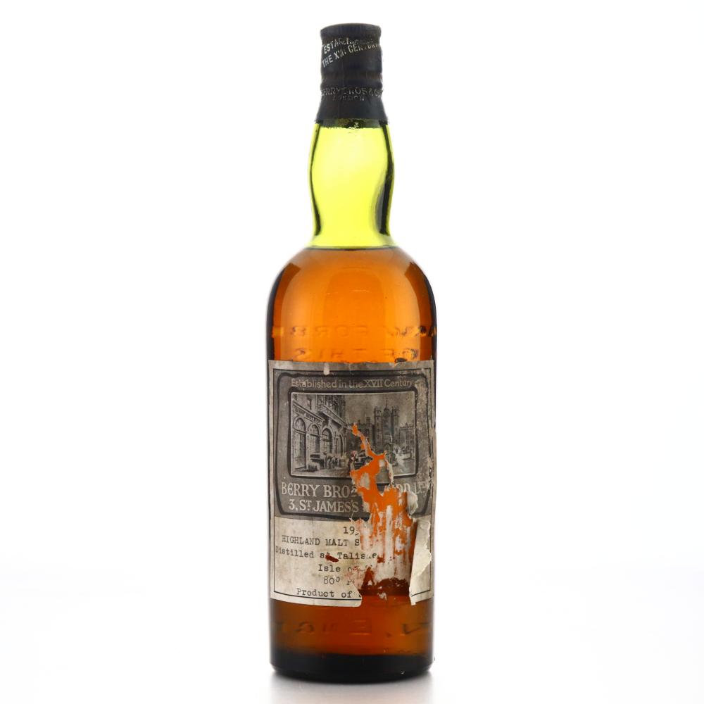 Talisker 1934 Berry Brothers and Rudd