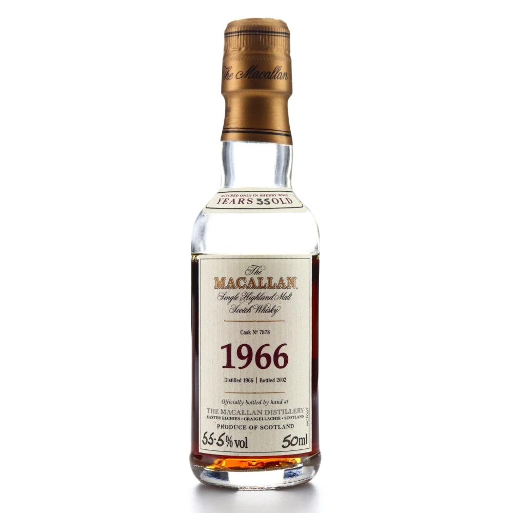 Macallan 1966 Fine and Rare 35 Year Old #7878 Miniature