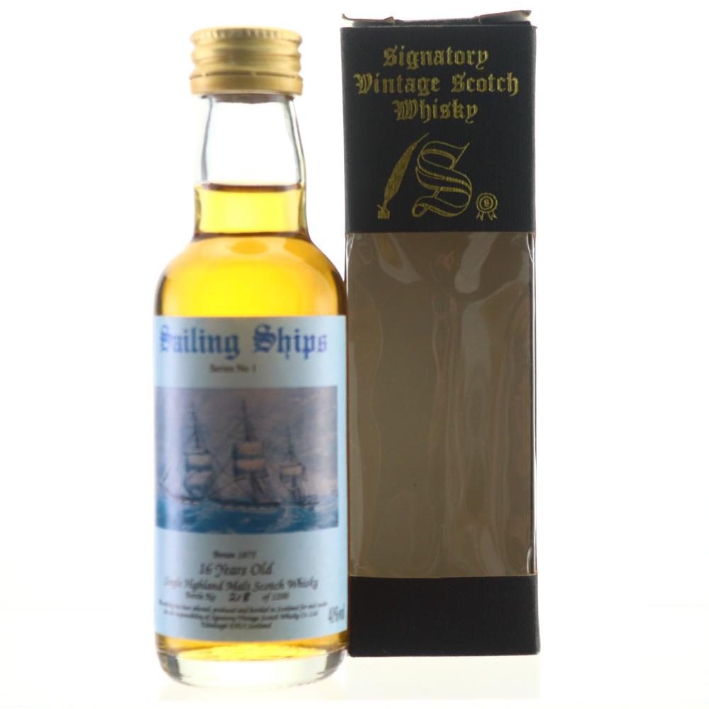 Caperdonich 16 Year Old Signatory Vintage Sailing Ships Series No.1 Miniature