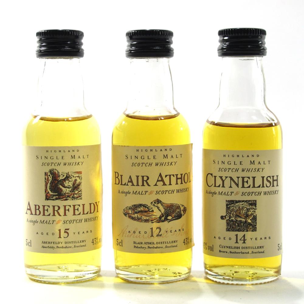 Miscellaneous Flora and Fauna Miniatures 3 x 5cl
