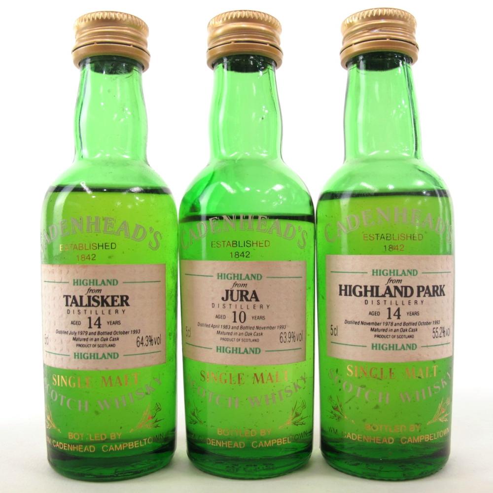 Island Cadenhead's Miniatures 3 x 5cl