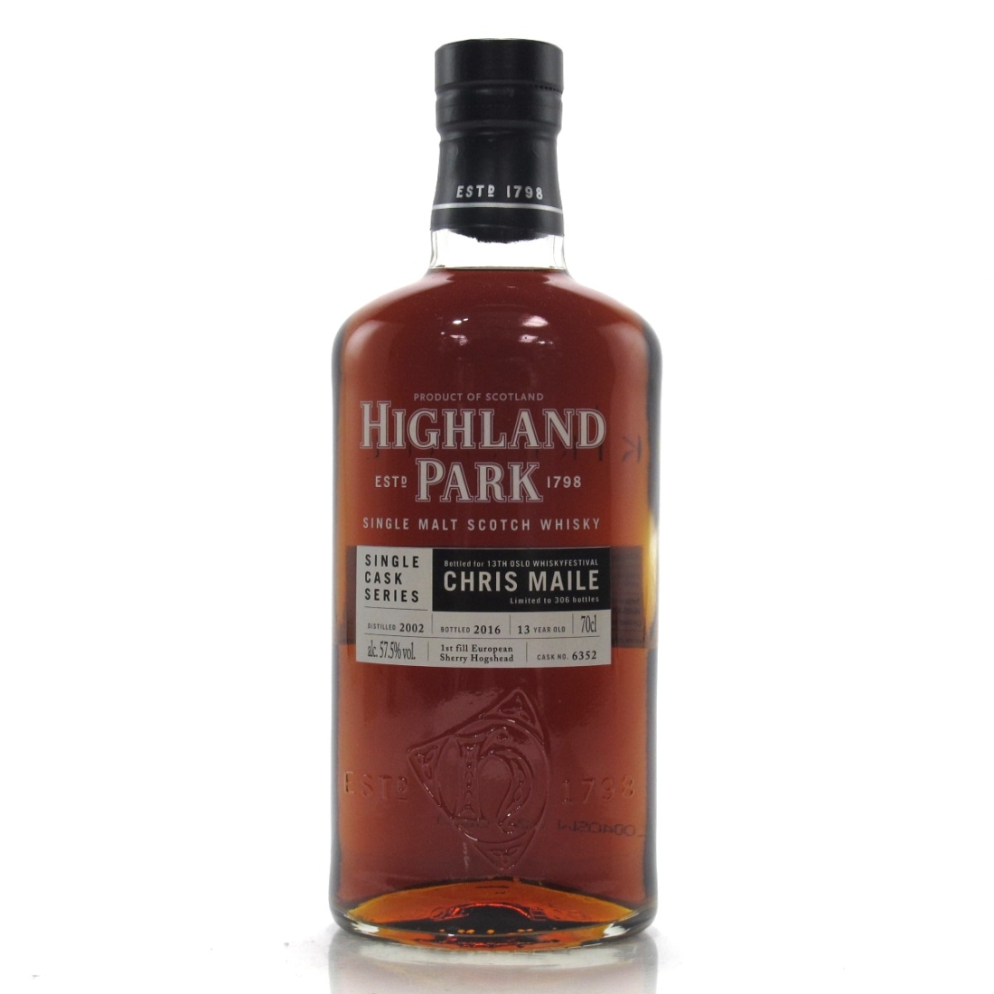 Highland Park 2002 Single Cask 13 Year Old #6352 / 13th Oslo Whisky Festival