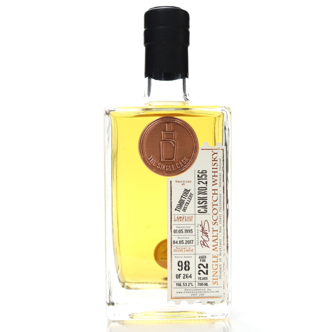 Tomintoul 1995 The Single Cask 22 Year Old