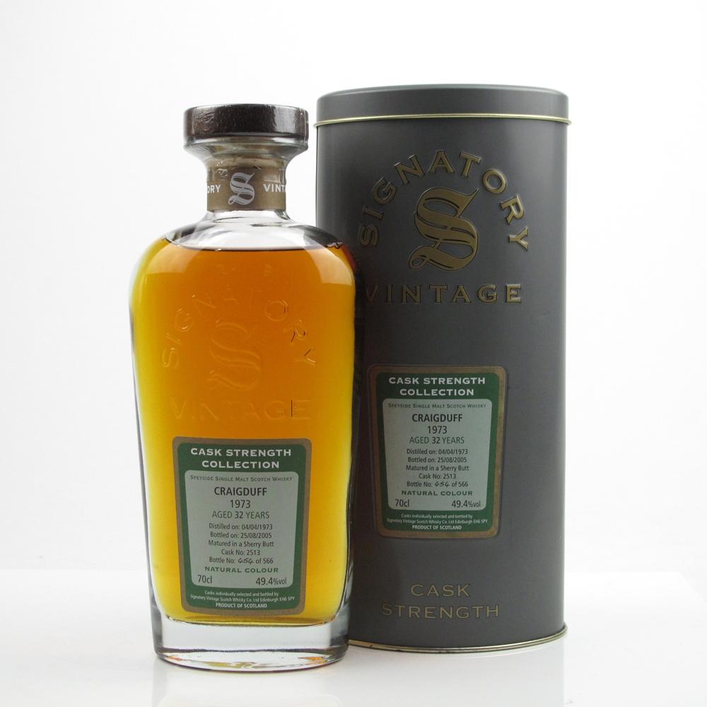 Craigduff 1973 Signatory Vintage Cask Strength 32 Year Old