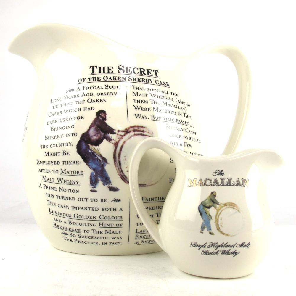 Macallan 1990s Water Jug x 2