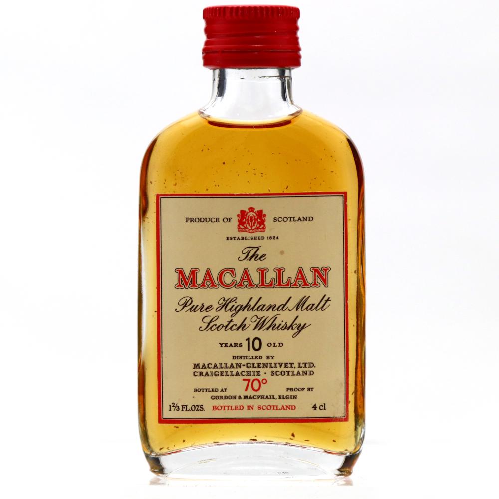 Macallan 10 Year Old Gordon and MacPhail Miniature 1970s