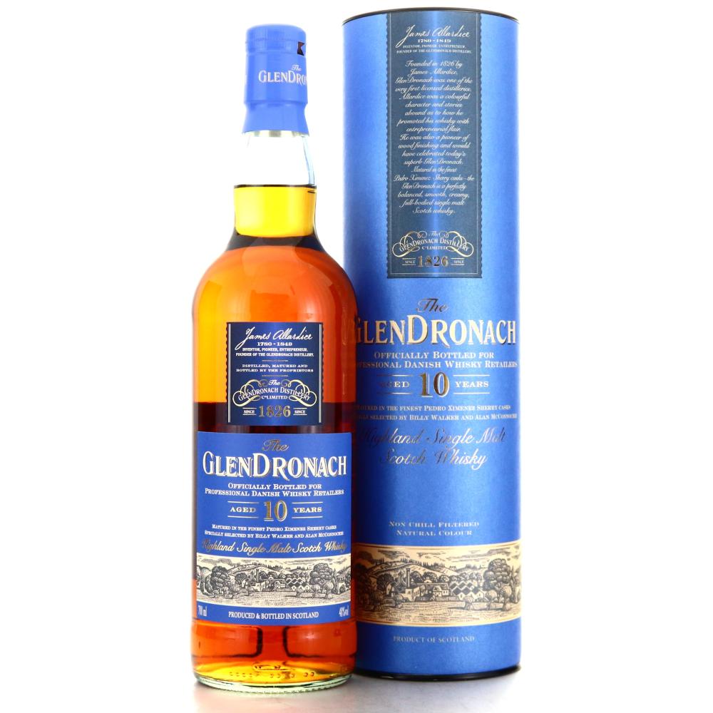Glendronach 10 Year Old / Danish Retailers