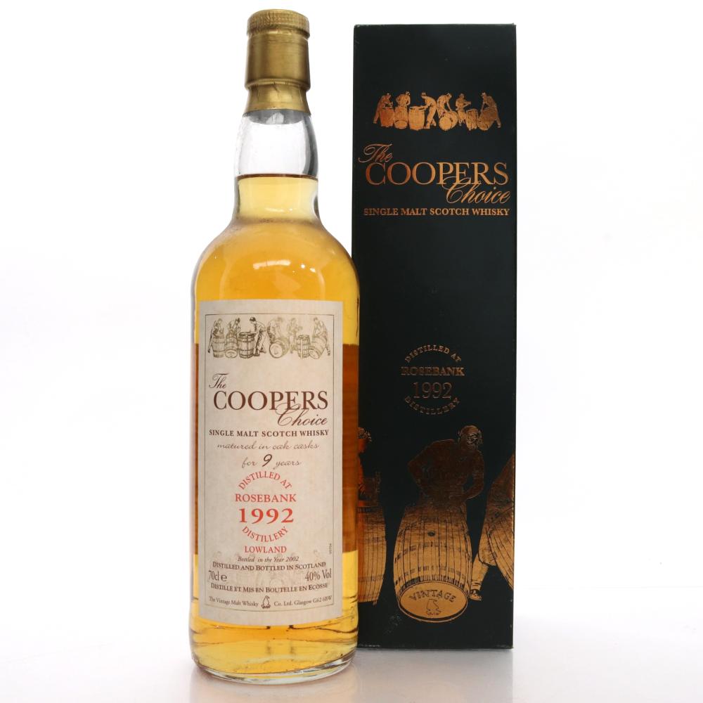 Rosebank 1992 Cooper's Choice 9 Year Old / Auxil Import