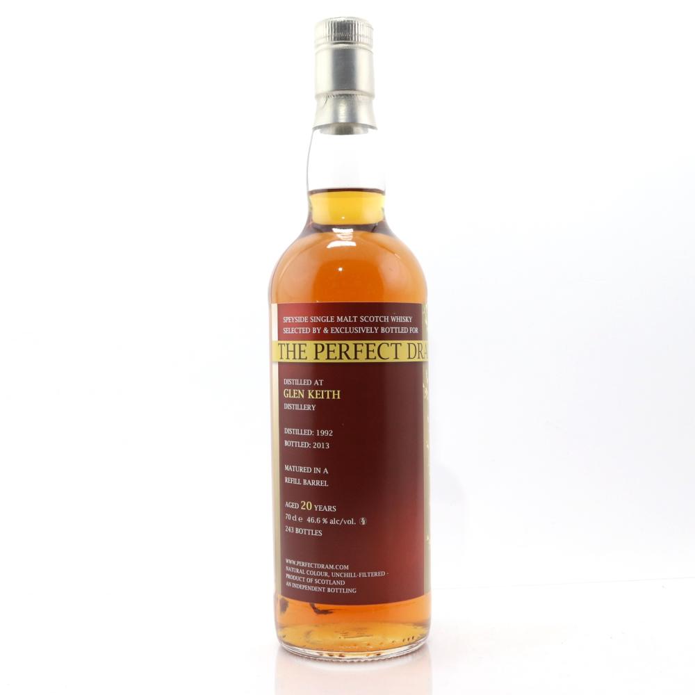 Glen Keith 1992 Whisky Agency 20 Year Old / The Perfect Dram
