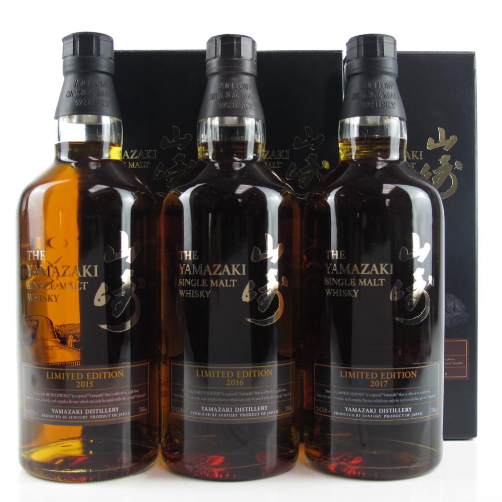 Yamazaki Limited Edition 2015 - 2017 3 x 70cl