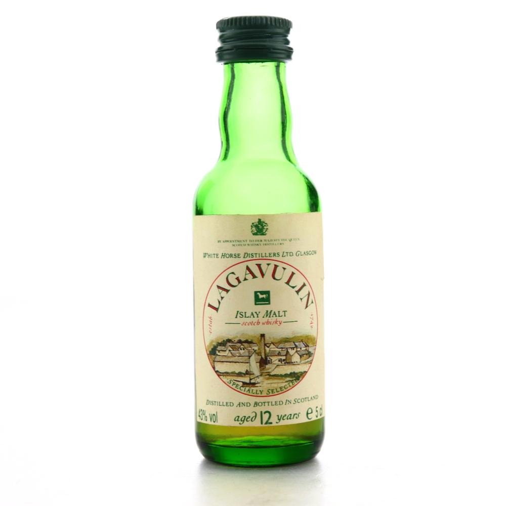 Lagavulin 12 Year Old White Horse Miniature 5cl 1980s