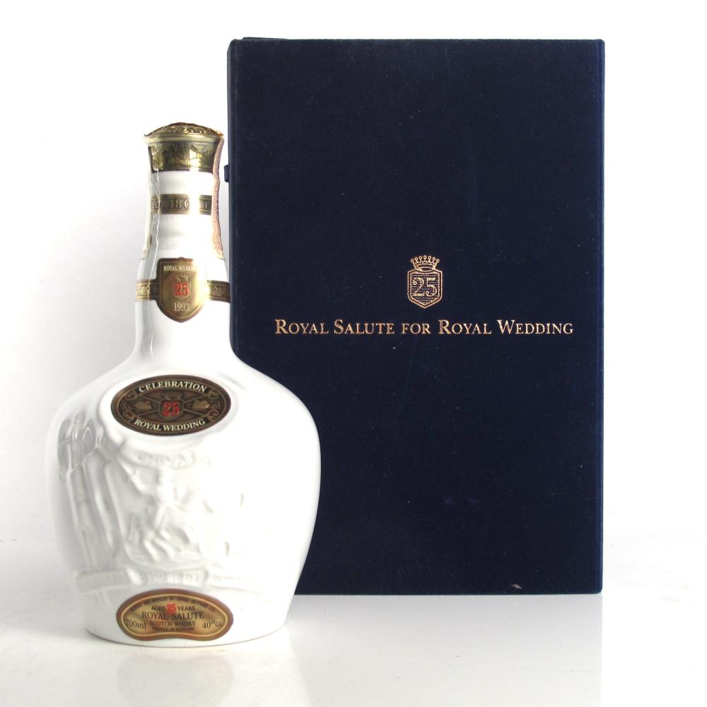 Chivas Regal 25 Year Old Royal Salute for Royal Wedding