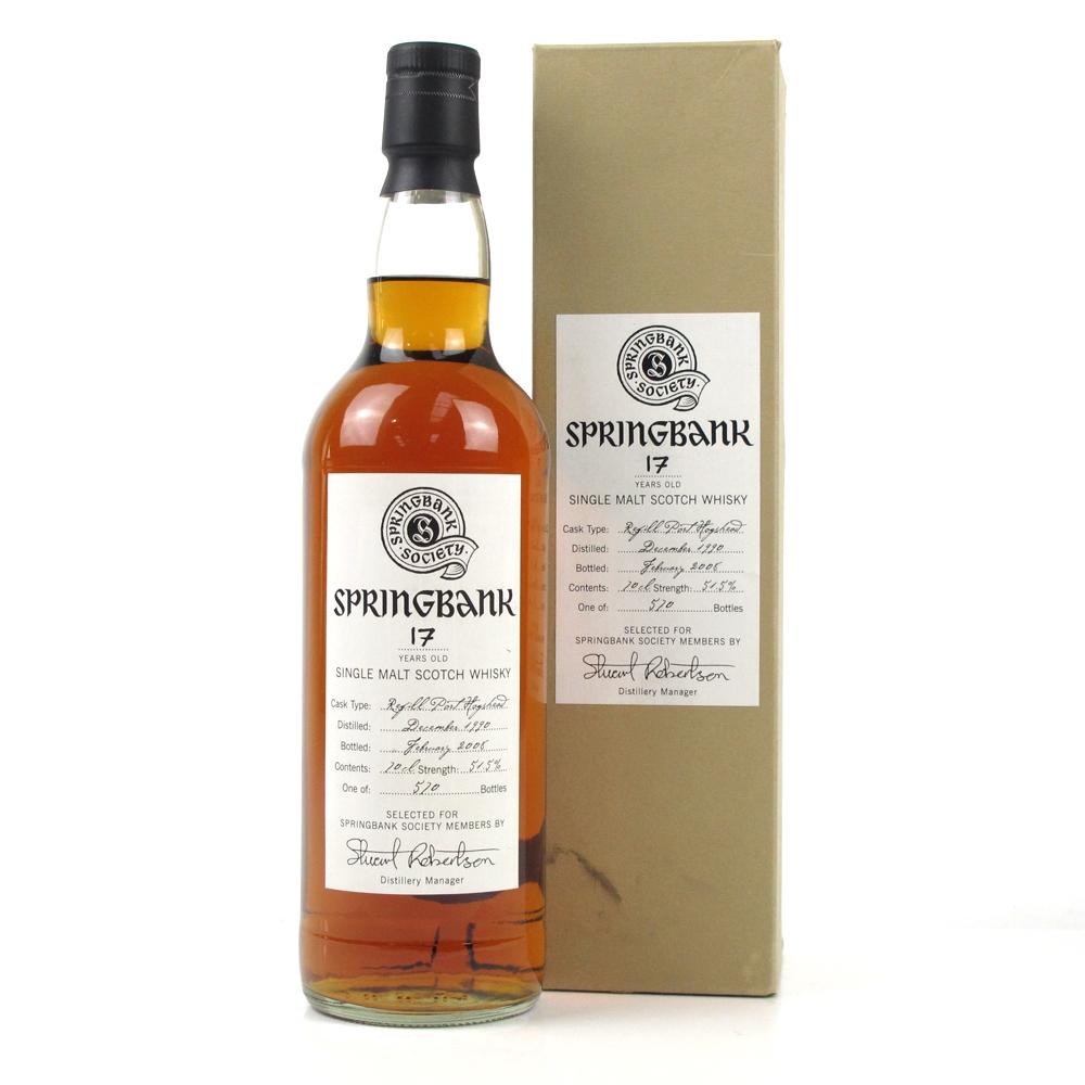 Springbank 1990 Refill Port Hogshead 17 Year Old