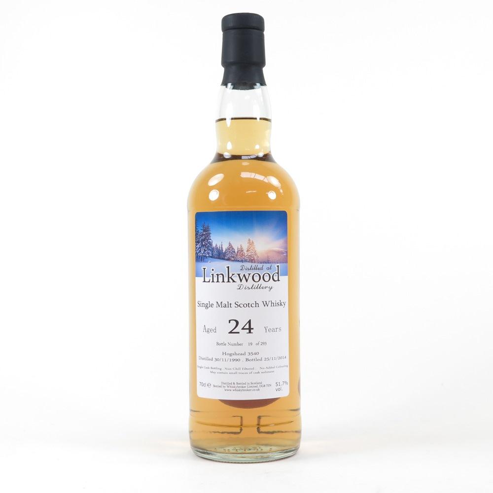Linkwood 1990 Whisky Broker 24 Year Old