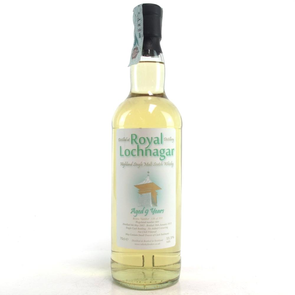 Royal Lochnagar 2002 Whisky Broker 9 Year Old