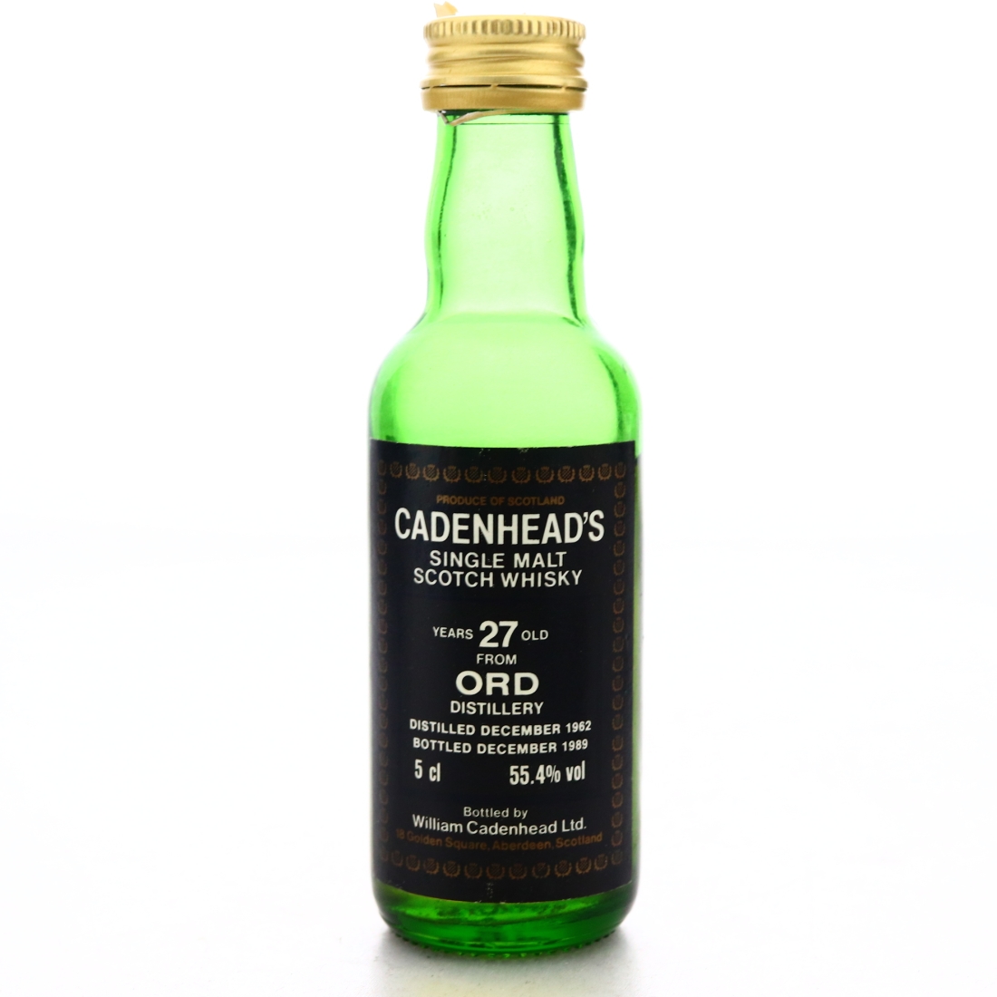 Glen Ord 1962 Cadenhead's 27 Year Old Miniature 5cl