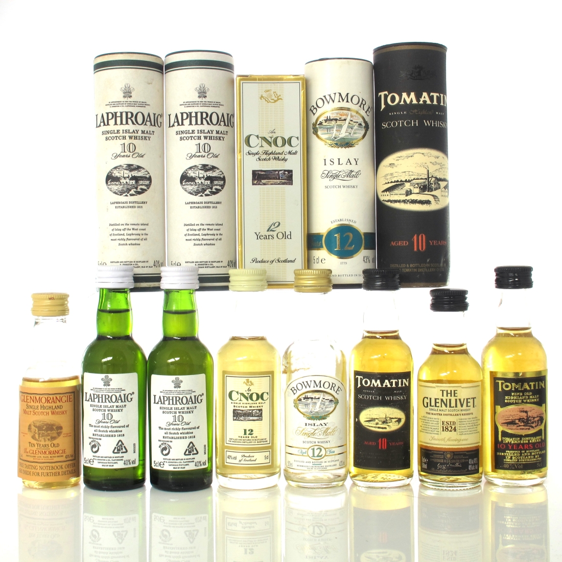 Single Malt Scotch Whisky Miniature Selection x 8