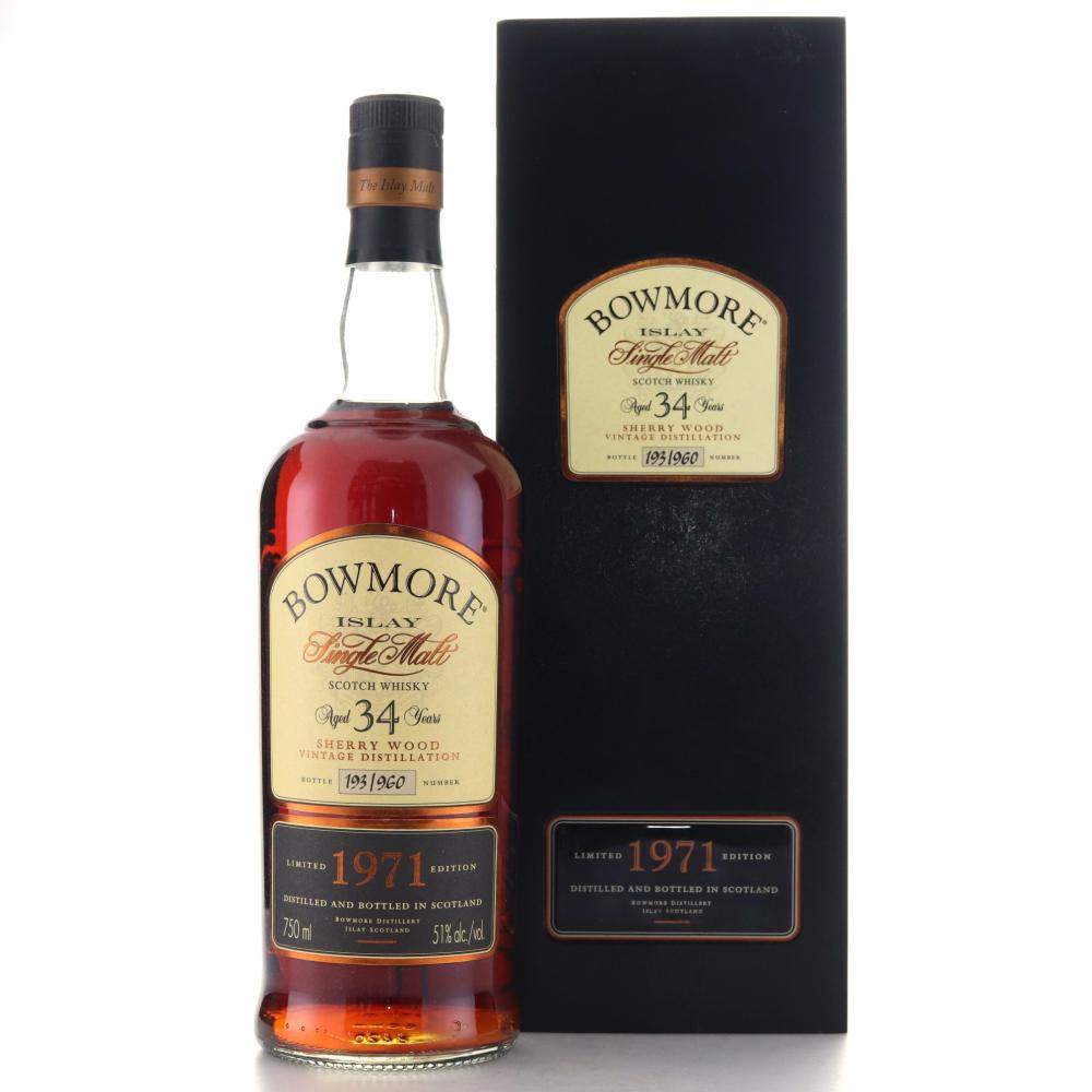 Bowmore 1971 Sherry Wood 34 Year Old 75cl / US Import