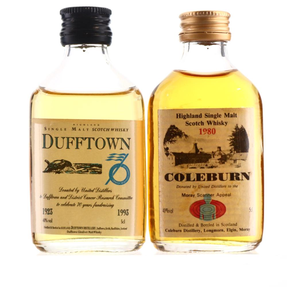 Coleburn & Dufftown Charity Miniature x 2
