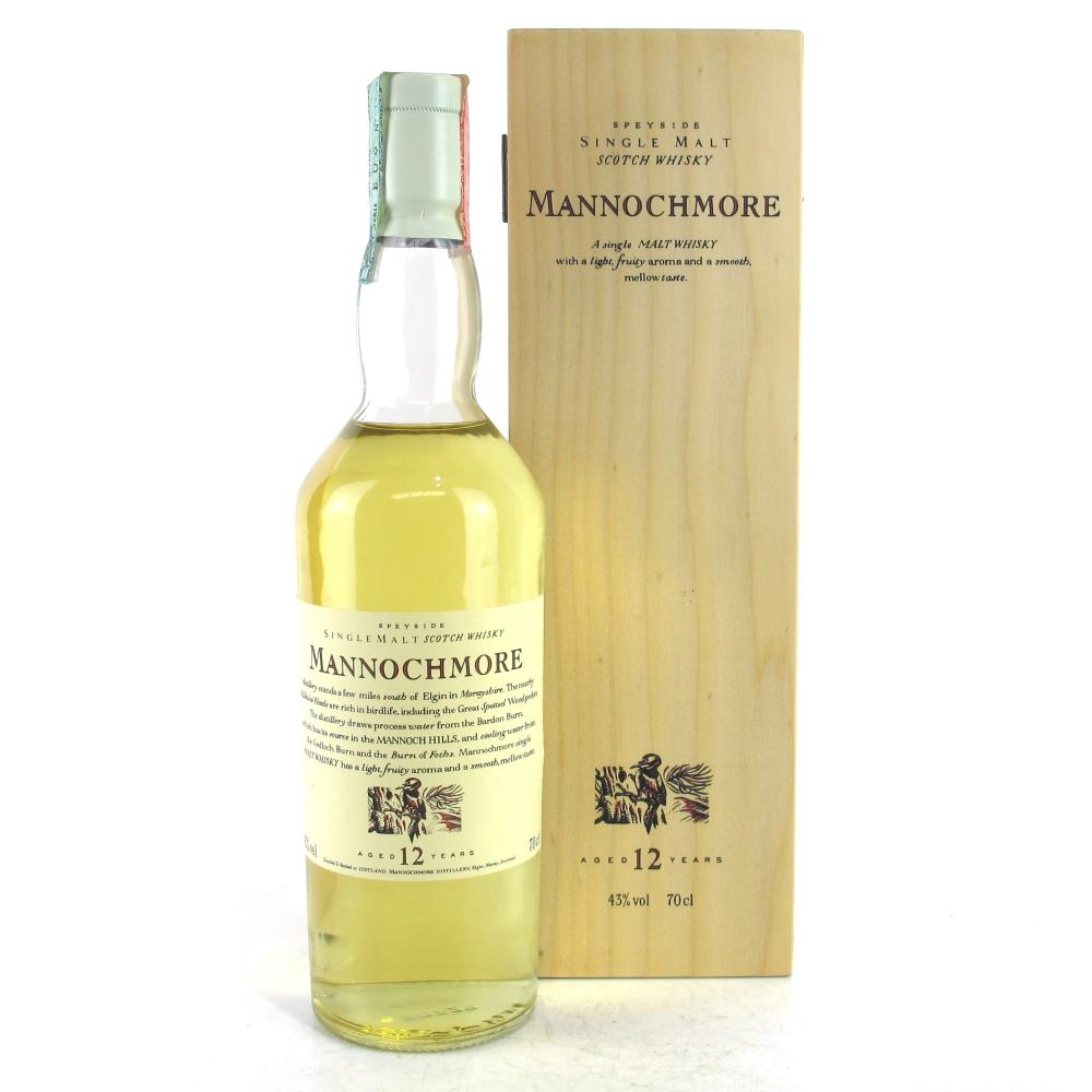 Mannochmore 12 Year Old Flora and Fauna / Wooden Box White Cap