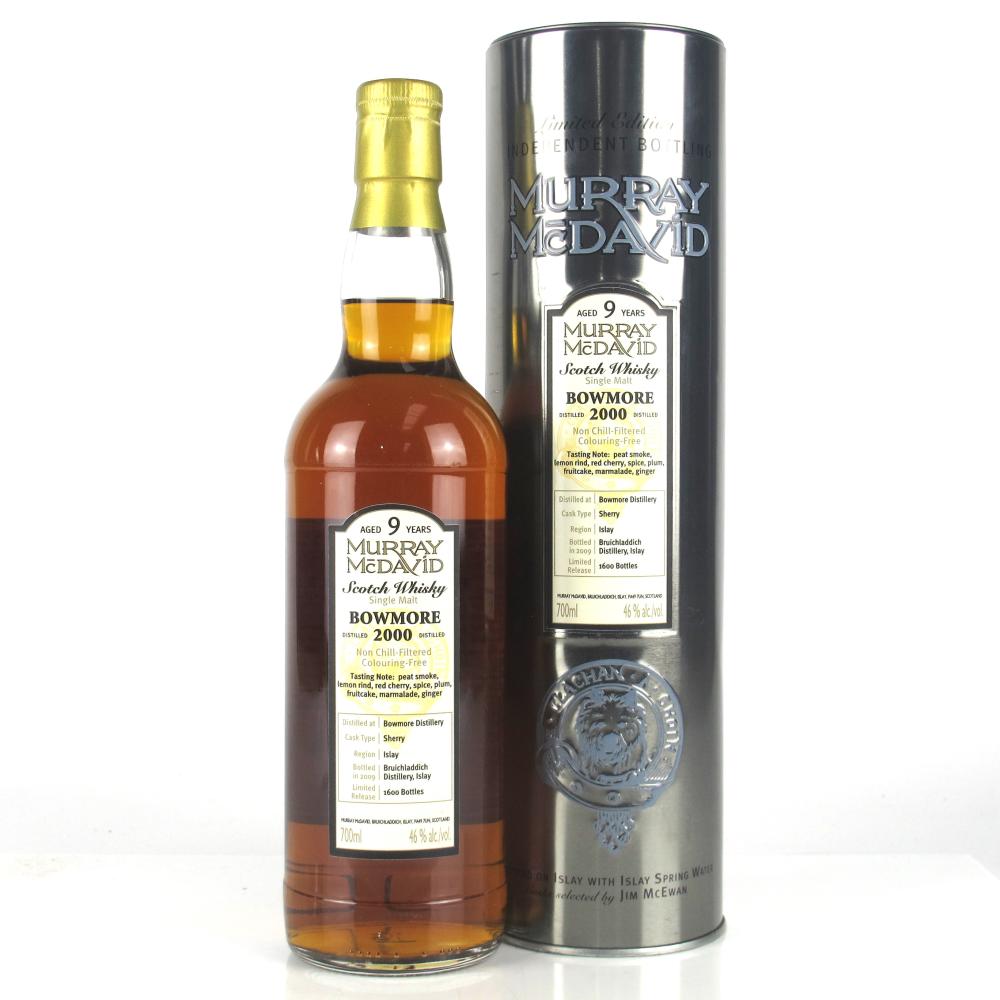 Bowmore 2000 Murray McDavid 9 Year Old