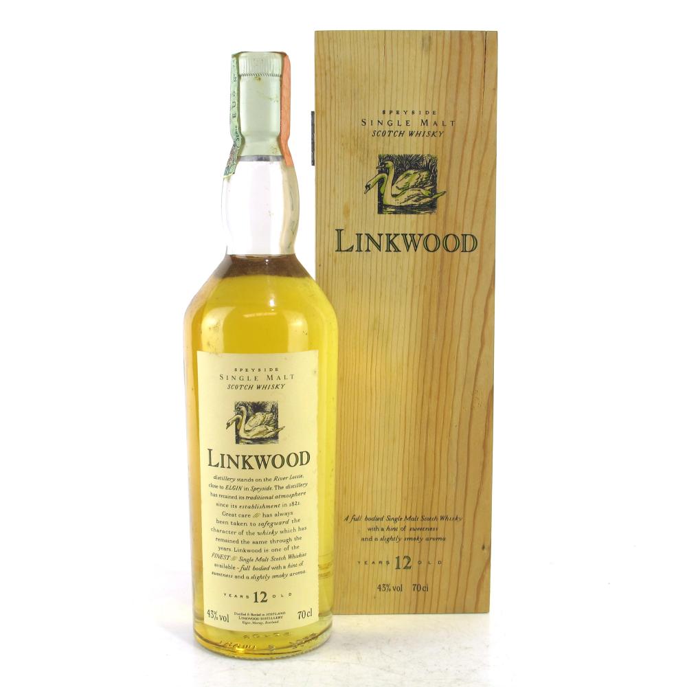 Linkwood 12 Year Old Flora and Fauna / Wooden Box White Cap