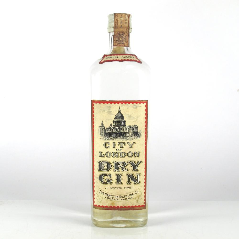 Hamilton City of London Dry Gin 1960/70s