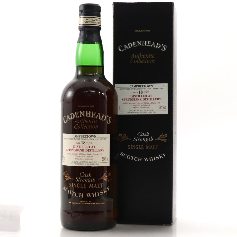 Springbank 1980 Cadenhead's 18 Year Old