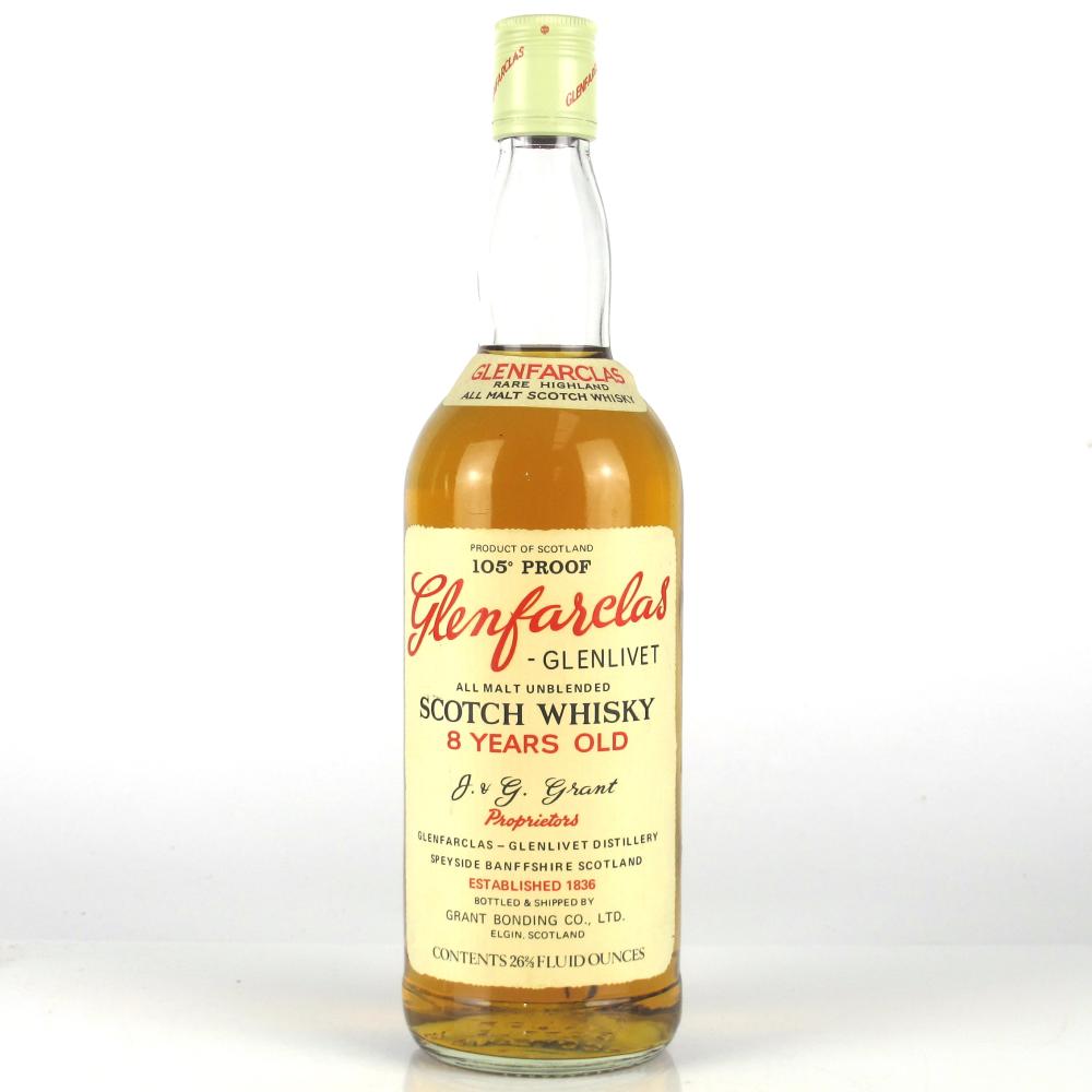 Glenfarclas 8 Year Old 1970s 105 Proof