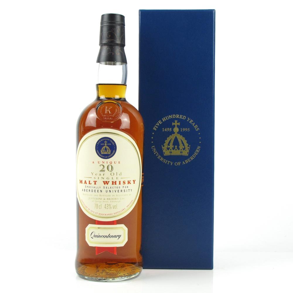 Knockando 1974 20 Year Old Quincentenary