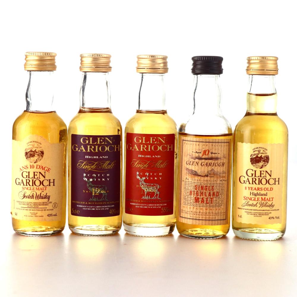 Glen Garioch Miniature x 5