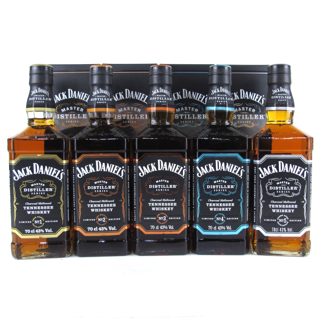 Jack Daniel's Master Distiller Batches #1-5 / 5 x 70cl