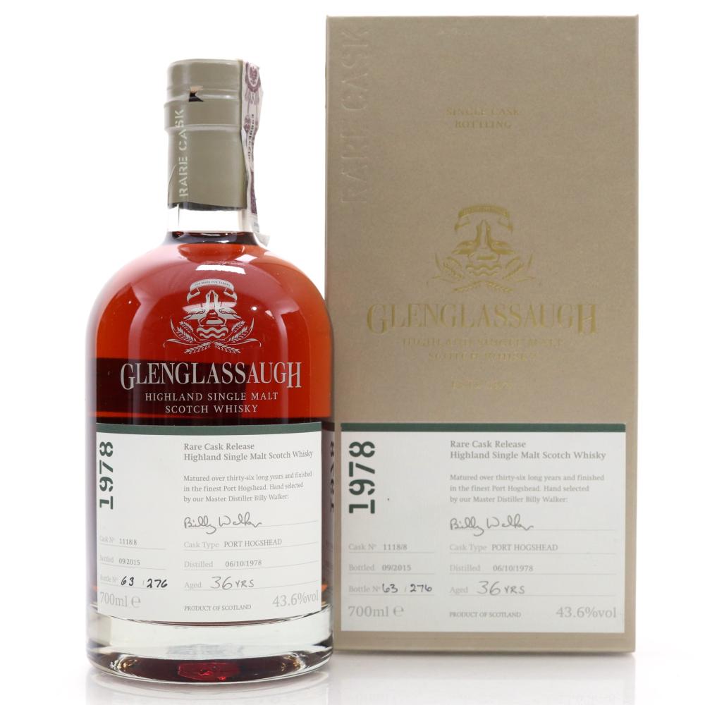Glenglassaugh 1978 Rare Cask 36 Year Old Cask #1118/8