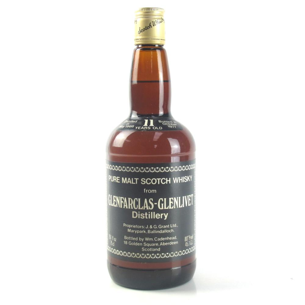 Glenfarclas - Glenlivet 1966 Cadenhead's 11 Year Old