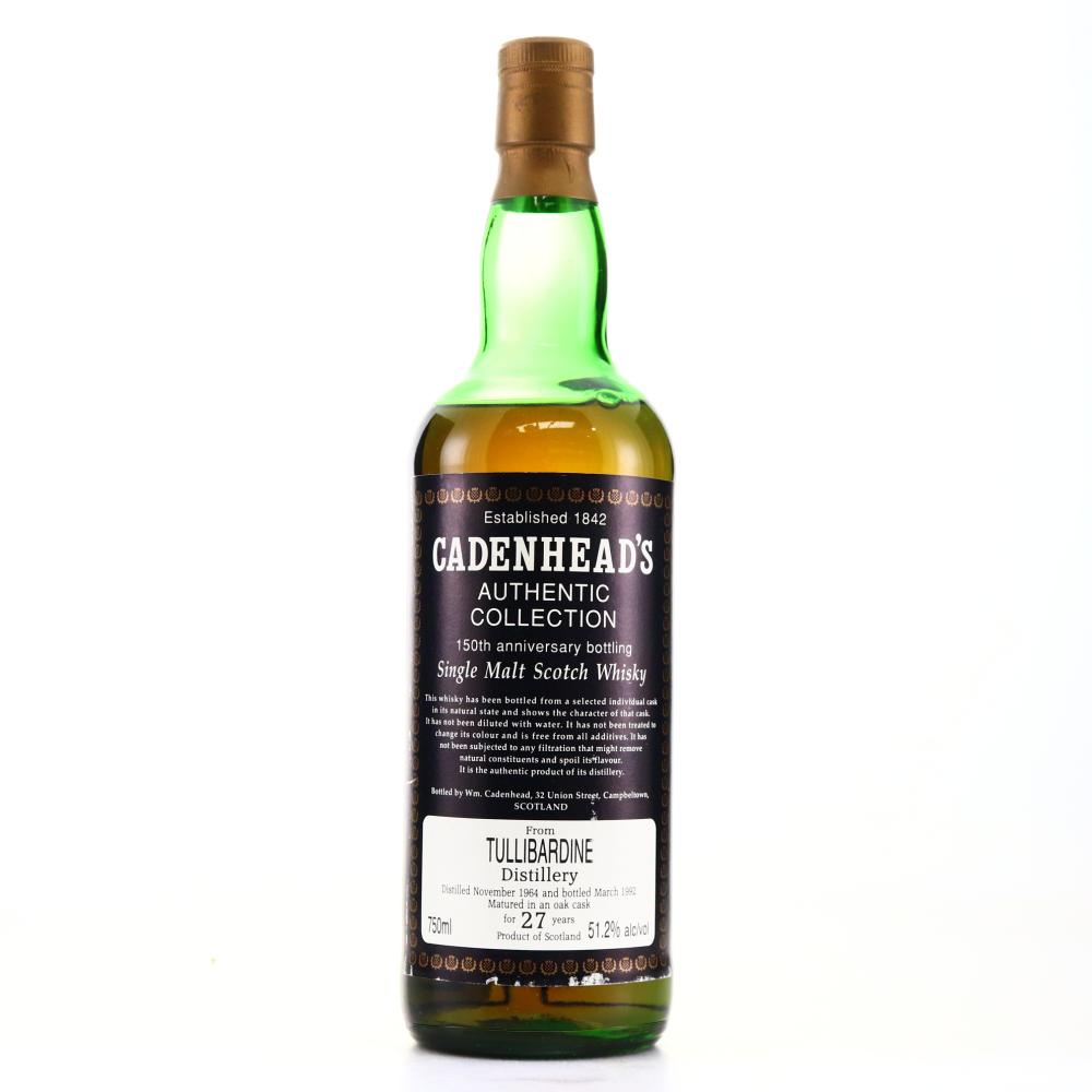 Tullibardine 1964 Cadenhead's 27 Year Old 75cl / 150th Anniversary