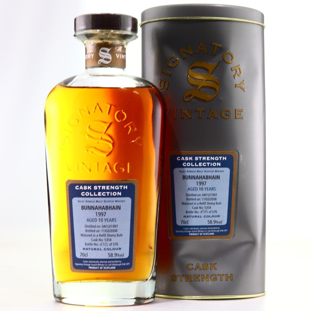 Bunnahabhain 1997 Signatory Vintage 10 Year Old Cask Strength